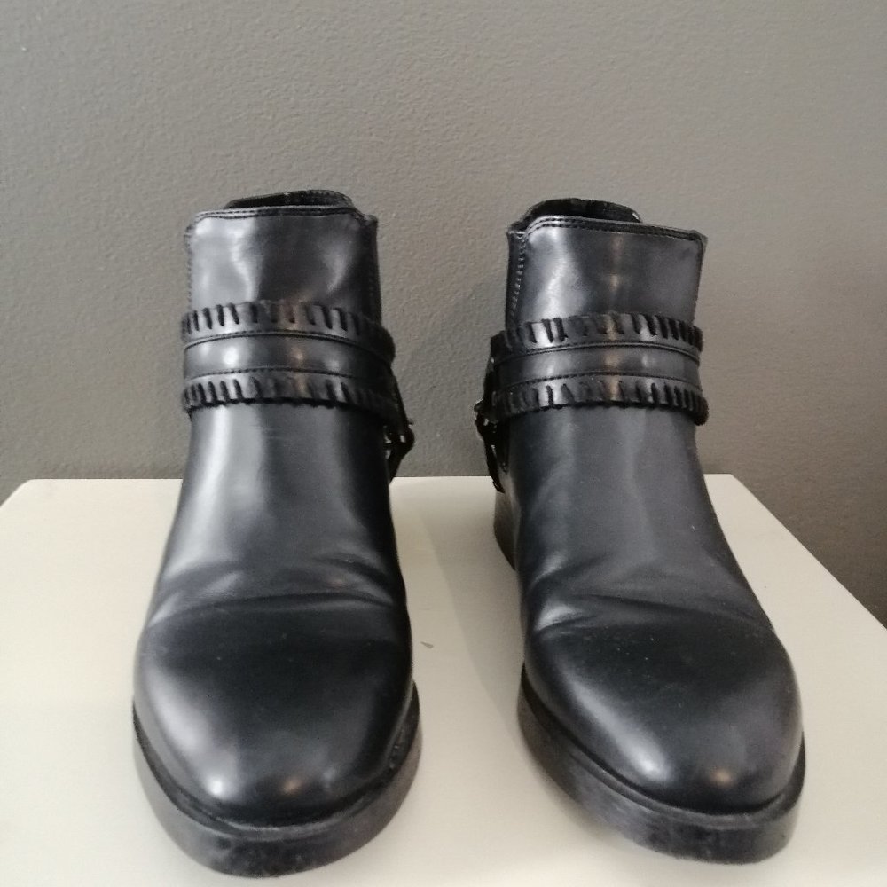 Pull&Bear Rocker Booties with Chain - Picture 4 of 4